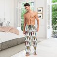 thumbnail image 6 of GZHJMY Pajama Pants Mens Sleep Lounge Pants Pjs Bottoms with Pockets, Christmas New Year Birthday Valentine's Day Gifts, Small, 6 of 7