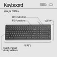 thumbnail image 3 of HP 150 Wired Mouse and Keyboard Combo, 3 of 9