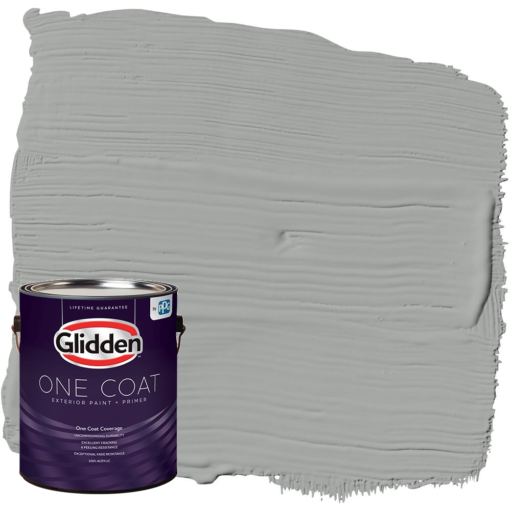 Glidden One Coat Exterior Paint and Primer, Stepping Stone