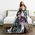 thumbnail image 6 of Josh Hutcherson Blanket Anti-Pilling Throw Blanket Plush Blanket Lightweight & Ultra-Soft, Warm & Comfy Flannel Fleece Blanket for Couch, Bed, Sofa, 60x80, 6 of 6