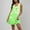 Green, variant on QUNYINEY Floral Women's Dresses Sleeveless Casual A-Line Dress Flowy Crew Neck with Pockets Mini Sundress