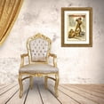 thumbnail image 3 of Norman Lindsay 19x24 Gold Ornate Framed and Double Matted Museum Art Print Titled - The Trumpet Calls (1914), 3 of 4