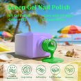 thumbnail image 2 of Gellen Gel Nail Polish, 18ml Vibrant Emerald Green Nail Polish Soak off UV LED Nail Gel Polish Nail Art Manicure Salon at Home DIY Gel, Valentine Gifts for Women Girls, 2 of 8