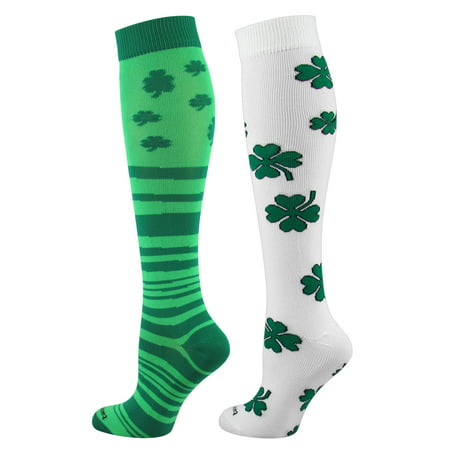 TCK Krazisox Shamrock Irish Elite Socks MEDIUM - Knee-High, proDRI, (The Best Elite Socks In The World)