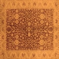 thumbnail image 1 of Ahgly Company Indoor Square Oriental Orange Industrial Area Rugs, 8' Square, 1 of 4