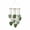 Green, variant on DIY Macrame Leaf Wall Hanging Kit for Beginners, Boho Feather Wall Decor Craft Set with Cotton Rope, Wooden Beads and Instructions(Brown)