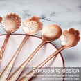 thumbnail image 4 of 6 Pieces Flower Spoon Coffee Teaspoon Set Stainless Steel Tableware Creative Sugar Spoon Tea Spoon Stir Bar Spoon Stirring Spoon, 6 Different Patterns, 4 of 5