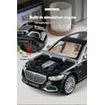 thumbnail image 2 of 1:24 Scale Mercedes-Benz S680 Diecast Model Car with Alloy Body, Openable Doors & Trunk, Gravity-Activated Sound & Light, Manual Engine Access, Four-Wheel Shock Absorption, and Pull-Back Sprint, 2 of 5