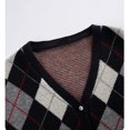 thumbnail image 5 of Kaondbfi Women's Sweater Coat, V Neck Knit Cardigan Loose Retro Green Sweater Coat for Fall Winter Stylish Outerwear for Daily & Casual Occasions Winter Coat for Women, 5 of 7