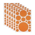thumbnail image 2 of Unique Bargains 6 Pcs Mall Large Round Dots Gift stickers  Orange, 2 of 5