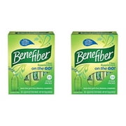 Benefiber Fiber Sugar-Free On the Go Stick Packs, Unflavored, 28 ea (Pack of 2)
