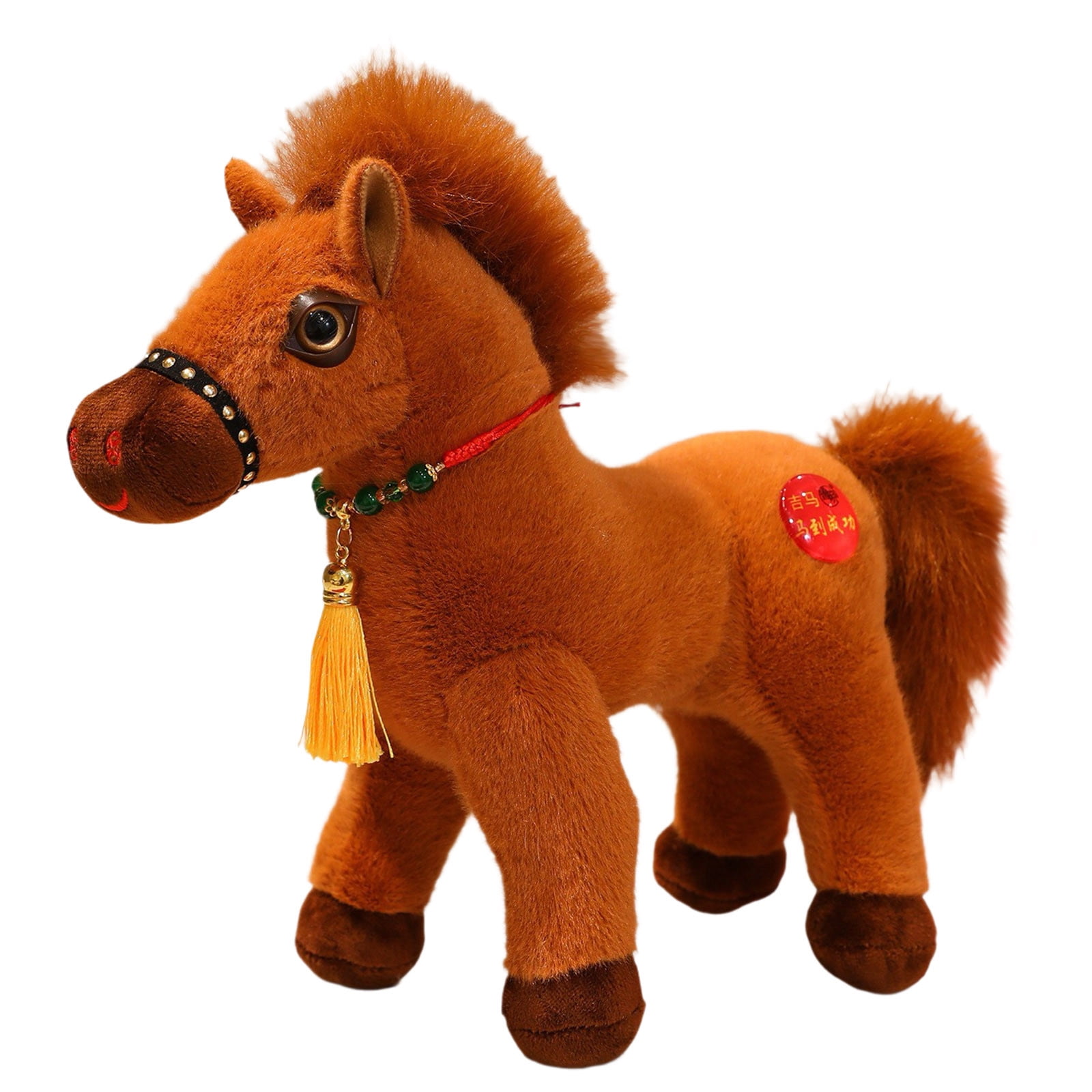 Hopearl Marionnette Licorne Peluche Avec Bouche Mobile – Jouet Interactif De Théâtre Et Jeu De Rôle – 30 Cm, Rose