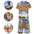 thumbnail image 5 of My Singing Monsters Boys Girls Short Sleeve Mesh T-Shirt And Shorts Outfit Set Summer Clothes Set for Kids, 5 of 8