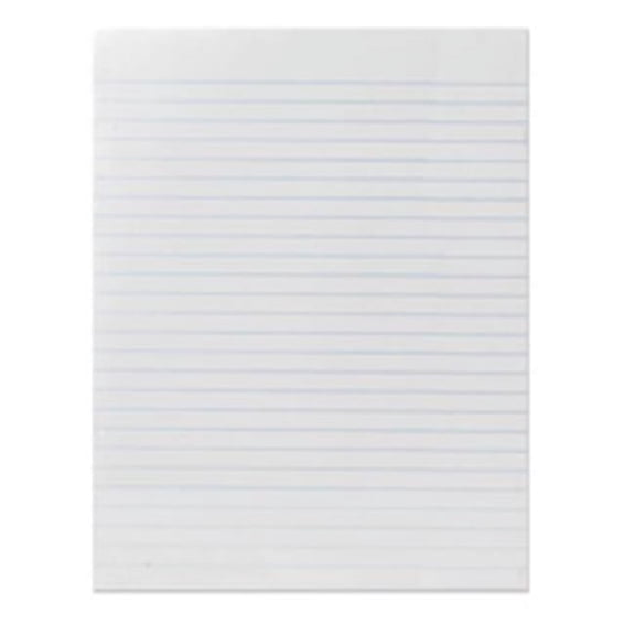 Composition Ppr- .38in. Rule- Unpunched- 8-.50in.x11in.- WE