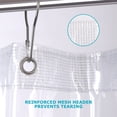 thumbnail image 2 of Vinyl Shower Curtain Liner 36"W x 72"L, Pack of 1, Heavy Duty Waterproof Bathroom Accessory, 2 of 8