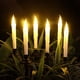 thumbnail image 4 of Velas Led Solares para Exteriores: 6 Velas Cónicas Recargables a Batería con Enchufe de Tierra para Decoración de Ventanas, Jardines, Fiestas, 4 of 7