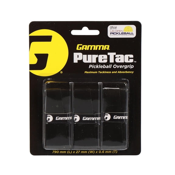 Gamma PureTac Pickleball Overgrip (Black)