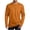 Orange, variant on Long Sleeve T-Shirt for Men Ghalytn Crew Neck Athletic Top - Stretch Tee with Thumb Holes