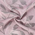 thumbnail image 6 of Superior Blackout Leaves Light Filtering Back Tab Curtain Panel Set, 52"x63", Blush, 6 of 9