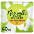 thumbnail image 1 of Protectores Diarios Naturella Diarios Regular Con Manzanilla 40 pzas, 1 of 5