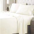 thumbnail image 3 of Pure 1000 Thread Count 100% Pure PIMA Cotton Off-White Full XL 4-Piece Sheet Set, Long Staple Cotton, Sateen Weave for Soft and Silky Feel,Fits Mattress Upto 21"-26'' DEEP Pocket, 3 of 4