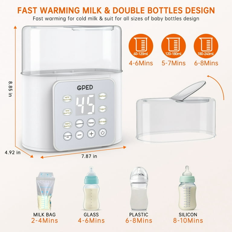 Convenient 6-in-1 Bottle Warmer & Breastmilk Storage Bags