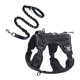 thumbnail image 1 of Arnés para perros, arnés reflectante antitirones con correa, arnés para bolso y coche, chaleco para perros medianos, perro mediano, chaleco negro resistente para perros medianos, 1 of 5