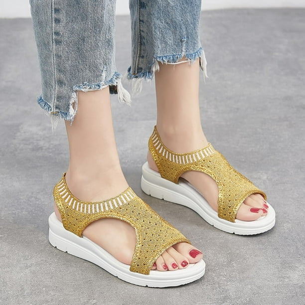 KBODIU Women's Athletic Hiking Sandals Walking Sandals with Arch