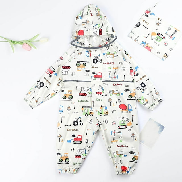 Imperméable pour Filles, Poncho de Pluie d'Extérieur pour Enfants, Veste de Pluie à Capuche Réutilisable pour Filles, Équipement de Pluie Léger pour Aventures en Plein Air