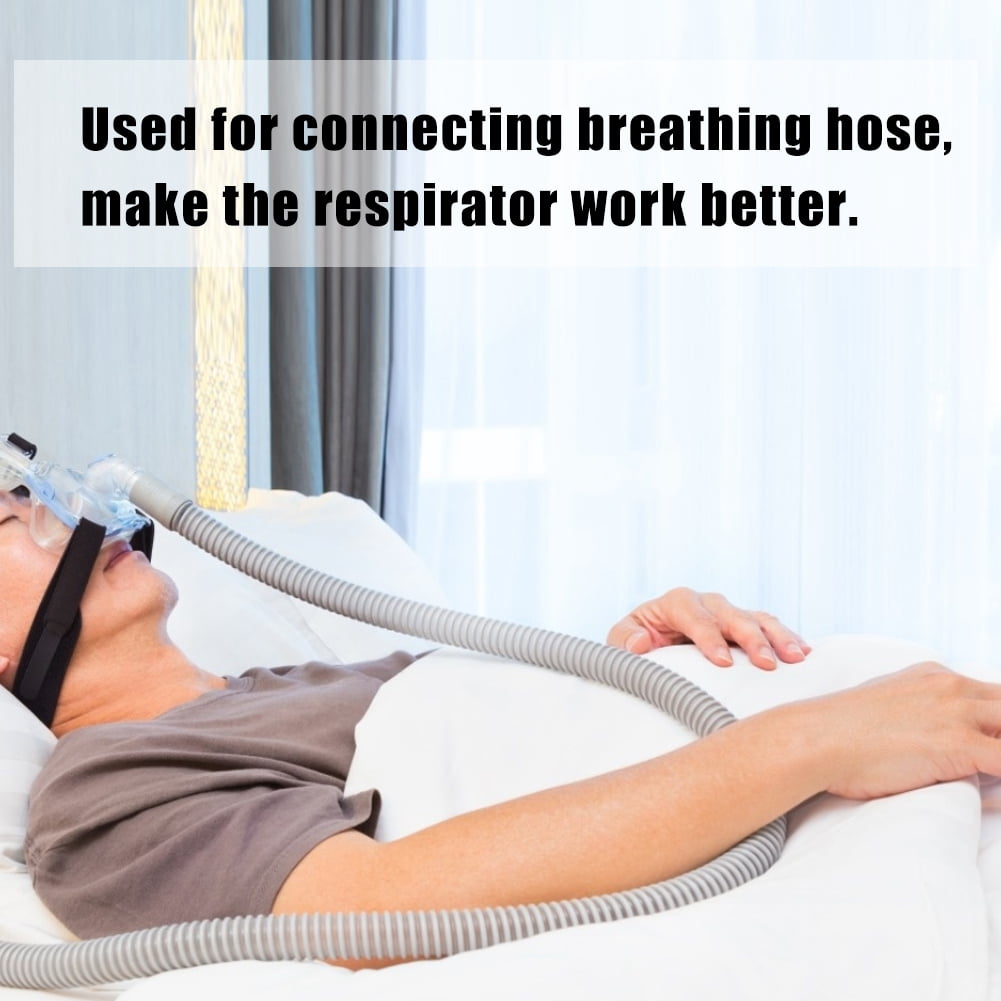 OTVIAP CPAP Hose Connector, CPAP Hose Connector Breathing Tube Straight Connection Adapter for Respirator, Respirator Hose Connector