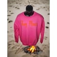 thumbnail image 3 of Hot Pink and Orange Puff, Show Your Southern Side with Shug, Please (R) Unisex Crew Neck Sweatshirt, 3 of 6