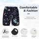 thumbnail image 3 of Fotbe Galaxy2 Traje de Baño para Hombre – Shorts de Natación de Secado Rápido con Forro y Bolsillos-Medium, 3 of 6