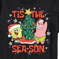 thumbnail image 3 of SpongeBob SquarePants - Tis The Season Christmas Spongebob and Patrick - Men's Short Sleeve Graphic T-Shirt, 3 of 6