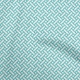 thumbnail image 1 of oneOoneCottonFlexTurquoiseBlueFabricGeometricSewingFabricByTheYardPrintedDiyClothingSewingSupplies40InchWide, 1 of 4
