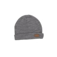 thumbnail image 2 of Four Seam Cuffed Beanie Unisex Grey Thick & Warm Knit Winter Hat Cap by Back 40, 2 of 4