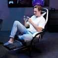 thumbnail image 5 of Hoffree Gaming Chair with Speakers PU Gamer Chair with footrest and massage Egonomic Computer Game Chair with Headrest and Lumbar Support for Adults and Office Gaming, 440 LBS, 5 of 11