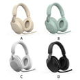 thumbnail image 3 of Auriculares Bluetooth Methold Auriculares recargables sobre la oreja con micrófono dorado beige, 3 of 6
