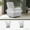 thumbnail image 4 of Evolur Reevo Swivel Glider In Misty Grey, Easy assembly, 4 of 7