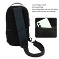 thumbnail image 4 of Bolso Bandolera Impermeable para Hombres Mochila de Hombro para Hombres Mochila Pequeña con Bandolera Cruzada en el Pecho con Cerradura de Combinación Cable de Carga USB ANGGREK  Otros, 4 of 8