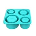 thumbnail image 3 of Molde Silicona para Cubitos Hielo 40 Oz 30 20 Y 14 () Azul, 3 of 9