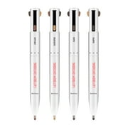 4-in-1 Eyebrow Contour Pen Waterproof Defining Highlighting Eye Brow Eyebrow Pencil Natural Brows Makeup Cosmetic Tool