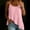 *Pink, variant on ClodeEU Women's Linen Blend Round Neck Spaghetti Strap Tank Top, Casual Pleated Asymmetrical Hem Blouse Pink,Women's Plus L