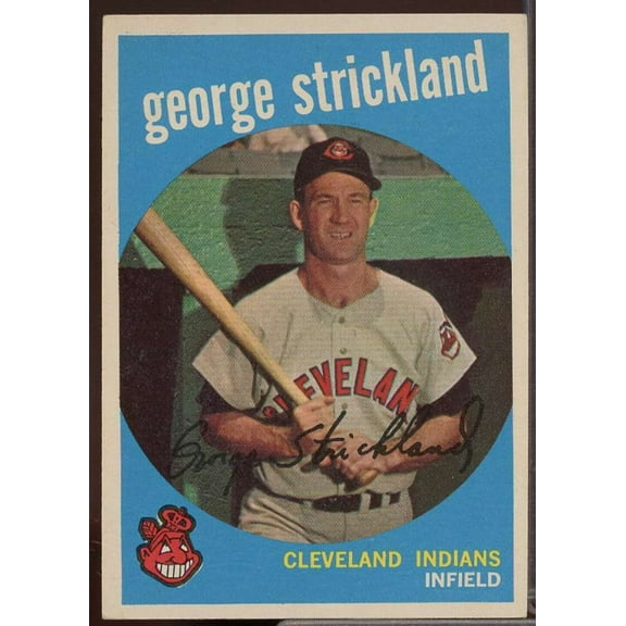 George Strickland Card 1959 Topps #207