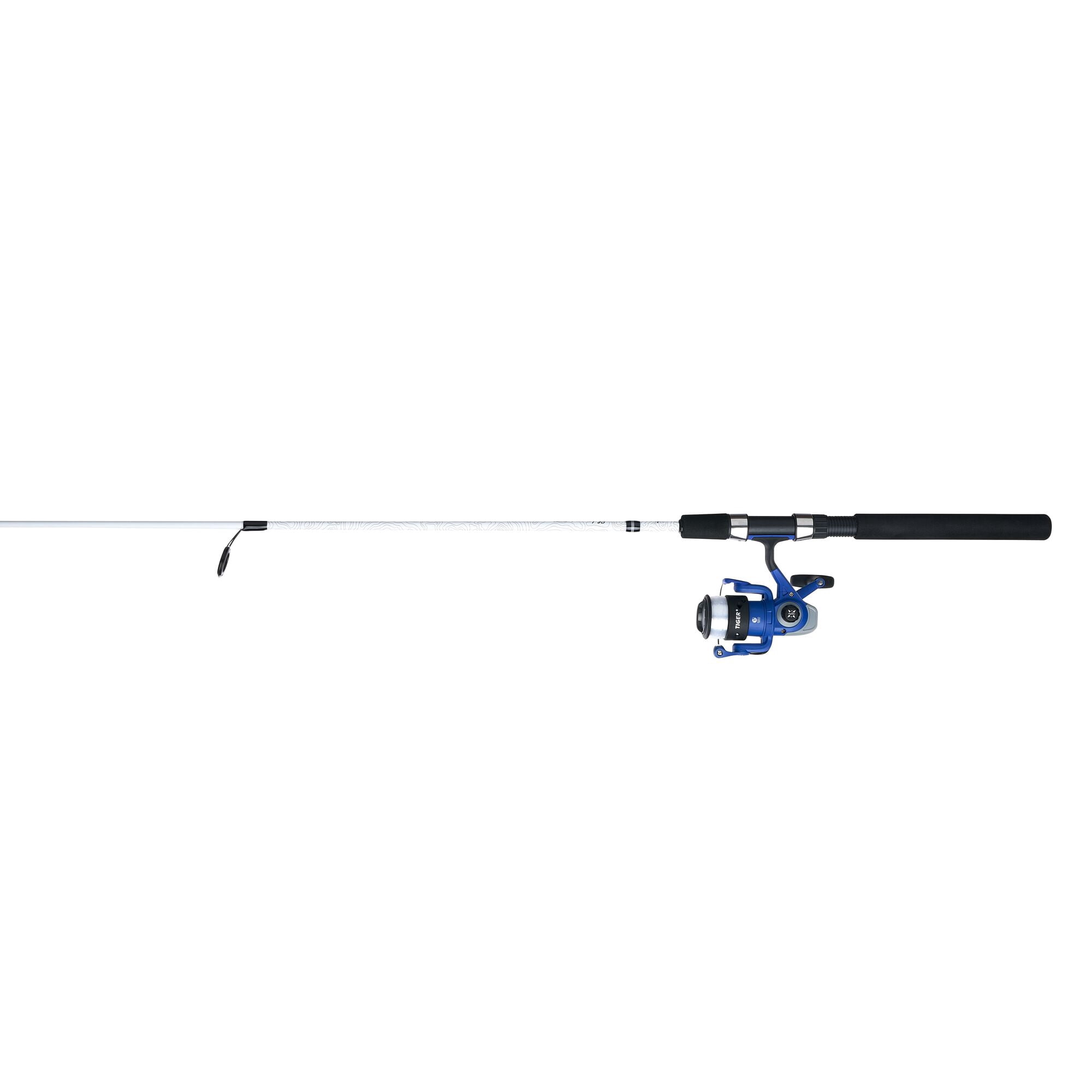 Shakespeare Tiger Spinning Combo, 7' 1-pc Medium Light Fishing Rod, 30-Size Reel