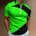 thumbnail image 2 of Shego Halloween Costume Men Zipper T-shirt Summer Casual Short Sleeve T-shirt Top, 2 of 7