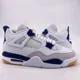 thumbnail image 1 of A i r-Jor-dan 4 Retro "NAVY" 2025 - Size 10 - DR5415 100 (8405-44), 1 of 6