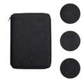 thumbnail image 6 of Tachiuwa Zippered Notebook 6 Binder Notebook Planner Pocket Diary Travel Journal for Travel Business Trips Journalists Teachers Black, 6 of 10
