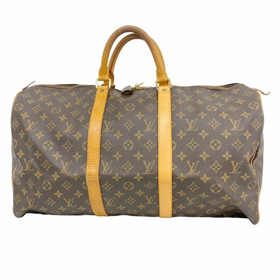 Pre-Owned Louis Vuitton Bags - Boston Monogram Keepall 50 M41426 Brown Men's & Women's