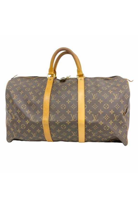 Pre-Owned Louis Vuitton Bags - Boston Monogram Keepall 50 M41426 Brown Men's & Women's