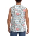 thumbnail image 4 of Fotbe Men's Cute Rabbit And Heart Print Men's Sleeveless Muscle Tank Tops Casual T-Shirts for Gym Workout Beach-Medium, 4 of 8